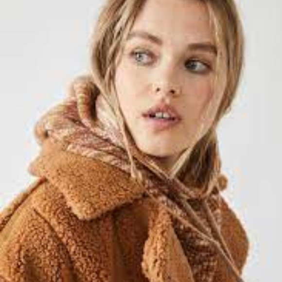 FREE PEOPLE Deja Vu Space Dye Balaclava in Neutral Mix Striped NEW NWT - Picture 9 of 9